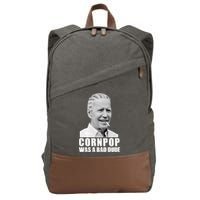 Joe Biden Cornpop Was A Bad Dude Cotton Canvas Backpack