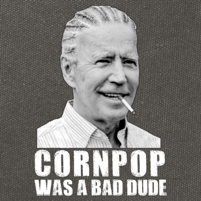 Joe Biden Cornpop Was A Bad Dude Cotton Canvas Backpack