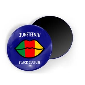 Juneteenth Black Culture Independence Day Afro Lips Great Gift Magnet