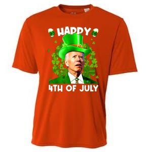 Joe Biden Confused Happy 4th Of July Funny St Patricks Day Cooling Performance Crew T-Shirt