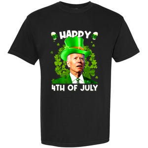 Joe Biden Confused Happy 4th Of July Funny St Patricks Day Garment-Dyed Heavyweight T-Shirt