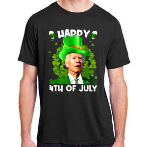 Joe Biden Confused Happy 4th Of July Funny St Patricks Day Adult ChromaSoft Performance T-Shirt