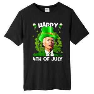 Joe Biden Confused Happy 4th Of July Funny St Patricks Day Tall Fusion ChromaSoft Performance T-Shirt