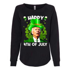 Joe Biden Confused Happy 4th Of July Funny St Patricks Day Womens California Wash Sweatshirt