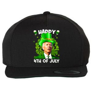 Joe Biden Confused Happy 4th Of July Funny St Patricks Day Wool Snapback Cap