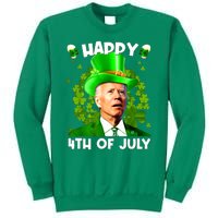 Joe Biden Confused Happy 4th Of July Funny St Patricks Day Sweatshirt