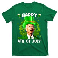 Joe Biden Confused Happy 4th Of July Funny St Patricks Day T-Shirt