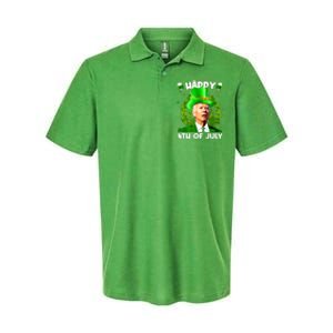 Joe Biden Confused Happy 4th Of July Funny St Patricks Day Softstyle Adult Sport Polo