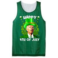 Joe Biden Confused Happy 4th Of July Funny St Patricks Day Mesh Reversible Basketball Jersey Tank