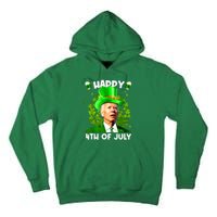 Joe Biden Confused Happy 4th Of July Funny St Patricks Day Tall Hoodie