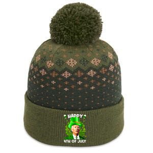 Joe Biden Confused Happy 4th Of July Funny St Patricks Day The Baniff Cuffed Pom Beanie