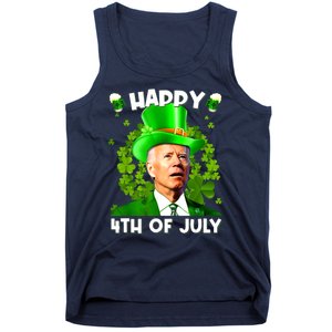 Joe Biden Confused Happy 4th Of July Funny St Patricks Day Tank Top