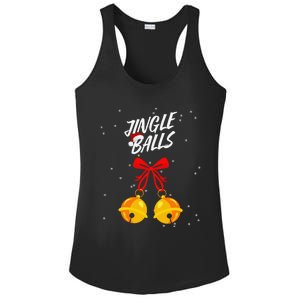 Jingle Balls Christmas Gifts Xmas Adult Joke Tits Ladies PosiCharge Competitor Racerback Tank