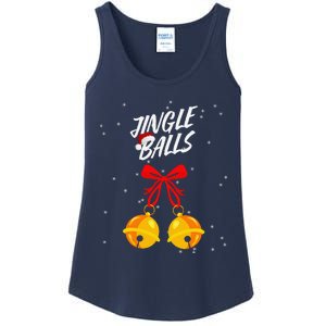 Jingle Balls Christmas Gifts Xmas Adult Joke Tits Ladies Essential Tank