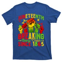 Juneteenth Breaking Chain Freedom 1865 Black History Month Funny Gift T-Shirt