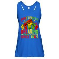 Juneteenth Breaking Chain Freedom 1865 Black History Month Funny Gift Ladies Essential Flowy Tank