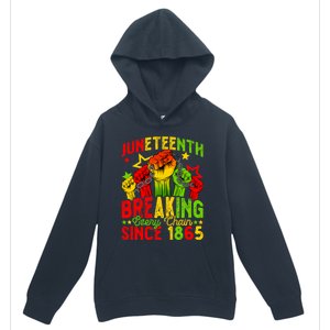 Juneteenth Breaking Chain Freedom 1865 Black History Month Funny Gift Urban Pullover Hoodie