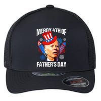 Joe Biden Confused Merry 4th Of Fathers Day Fourth Of July Gift Flexfit Unipanel Trucker Cap