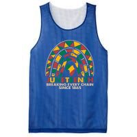 Juneteenth Breaking Chains Since 1865 Black Rainbow Funny Gift Cool Gift Mesh Reversible Basketball Jersey Tank