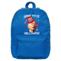 Joe Biden Confused Merry 4th Of Halloween Fourth Of July Meaningful Gift 16 in Basic Backpack