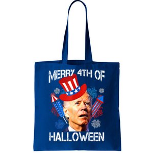 Joe Biden Confused Merry 4th Of Halloween Fourth Of July Meaningful Gift Tote Bag