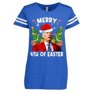 Joe Biden Christmas Merry Uh Uh Happy You Know The Thing Enza Ladies Jersey Football T-Shirt