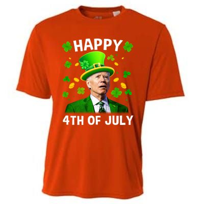 Funny Joe Biden St Patricks Day Happy 4th Of July Cooling Performance Crew T-Shirt