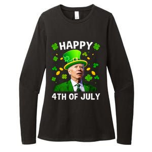 Funny Joe Biden St Patricks Day Happy 4th Of July Womens CVC Long Sleeve Shirt