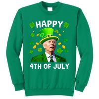 Funny Joe Biden St Patricks Day Happy 4th Of July Sweatshirt