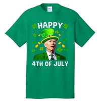 Funny Joe Biden St Patricks Day Happy 4th Of July Tall T-Shirt