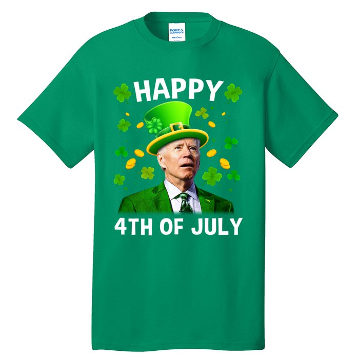 Funny Joe Biden St Patricks Day Happy 4th Of July Tall T-Shirt