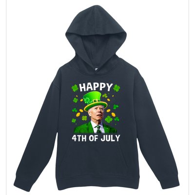 Funny Joe Biden St Patricks Day Happy 4th Of July Urban Pullover Hoodie