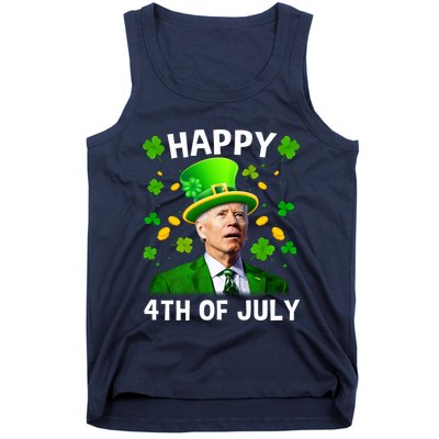 Funny Joe Biden St Patricks Day Happy 4th Of July Tank Top