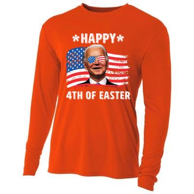 Joe Biden Confused Happy 4th Of Easter 4th Of July Funny Gift Cooling Performance Long Sleeve Crew