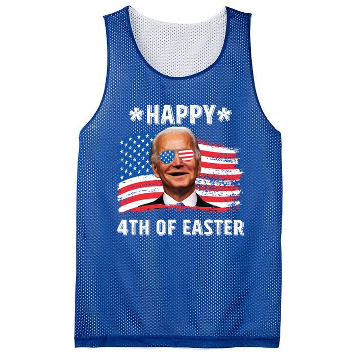 Joe Biden Confused Happy 4th Of Easter 4th Of July Funny Gift Mesh Reversible Basketball Jersey Tank