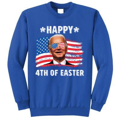 Joe Biden Confused Happy 4th Of Easter 4th Of July Funny Gift Tall Sweatshirt