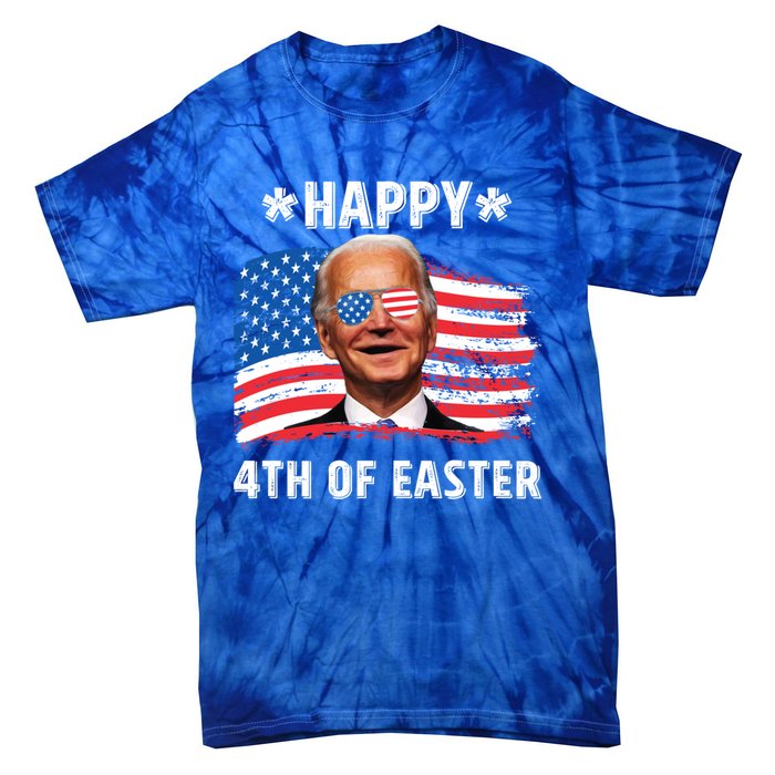 Joe Biden Confused Happy 4th Of Easter 4th Of July Funny Gift Tie-Dye T-Shirt