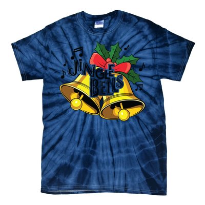 Jingle Bells Christmas Merry Christmas Tie-Dye T-Shirt