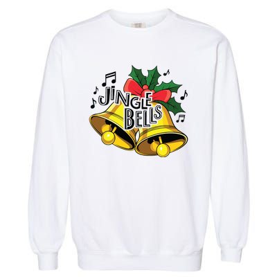 Jingle Bells Christmas Merry Christmas Garment-Dyed Sweatshirt