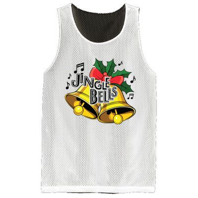 Jingle Bells Christmas Merry Christmas Mesh Reversible Basketball Jersey Tank