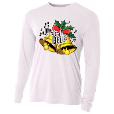 Jingle Bells Christmas Merry Christmas Cooling Performance Long Sleeve Crew