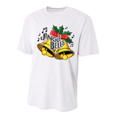 Jingle Bells Christmas Merry Christmas Performance Sprint T-Shirt