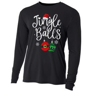 Jingle Balls Christmas Chest Nuts Matching Couple Chestnuts Cooling Performance Long Sleeve Crew