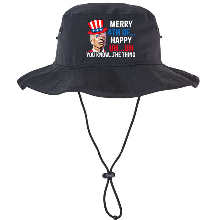 Joe Biden Confused Merry 4th Of July Funny Independence Day Bucket Hat