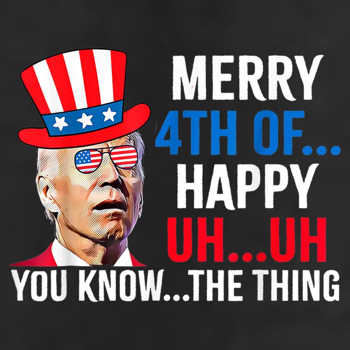 Joe Biden Confused Merry 4th Of July Funny Independence Day Trucker Hat