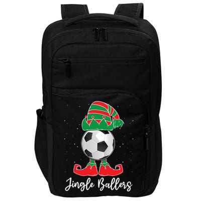 Jingle Ballers Christmas Soccer Ball Xmas Elf Squad Holiday Gift Impact Tech Backpack