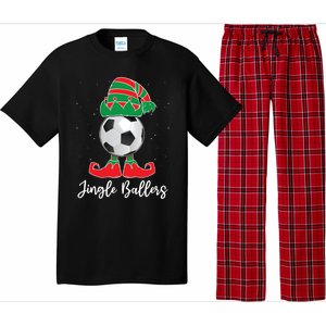 Jingle Ballers Christmas Soccer Ball Xmas Elf Squad Holiday Gift Pajama Set