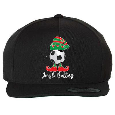 Jingle Ballers Christmas Soccer Ball Xmas Elf Squad Holiday Gift Wool Snapback Cap