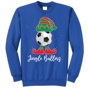 Jingle Ballers Christmas Soccer Ball Xmas Elf Squad Holiday Gift Sweatshirt