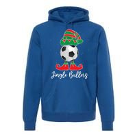 Jingle Ballers Christmas Soccer Ball Xmas Elf Squad Holiday Gift Premium Hoodie